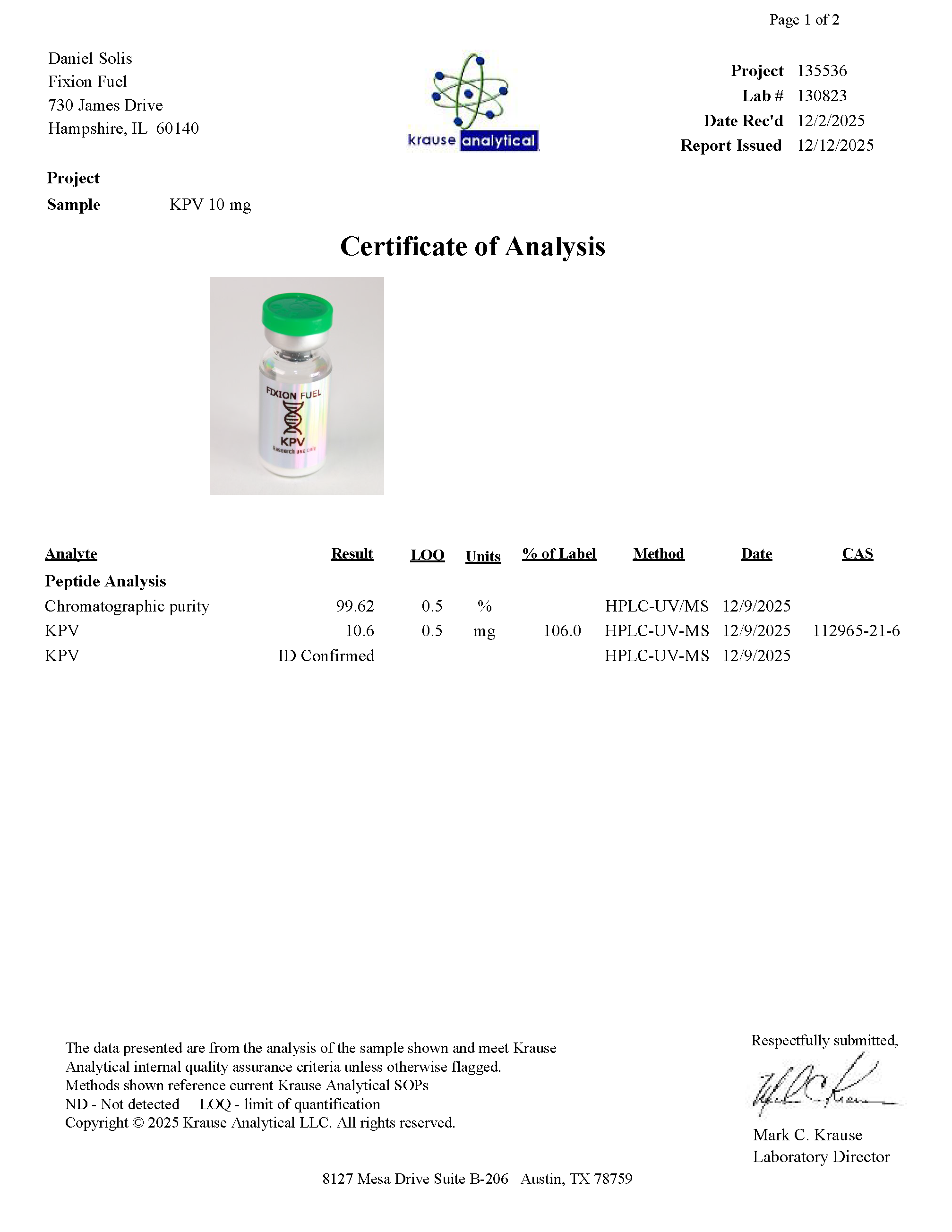 KPV 10MG