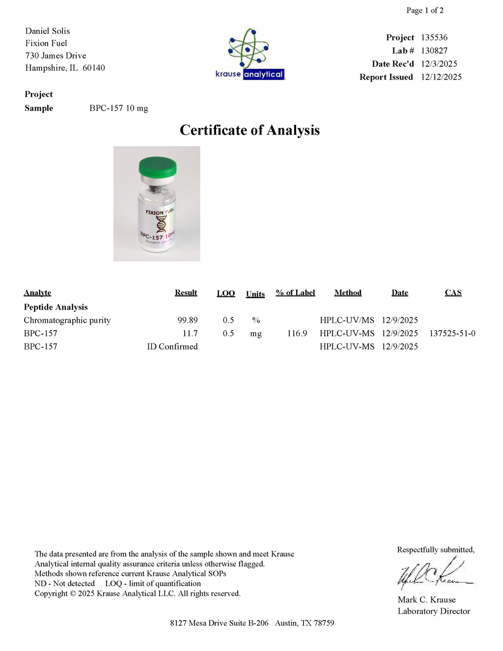 BPC-157 10MG