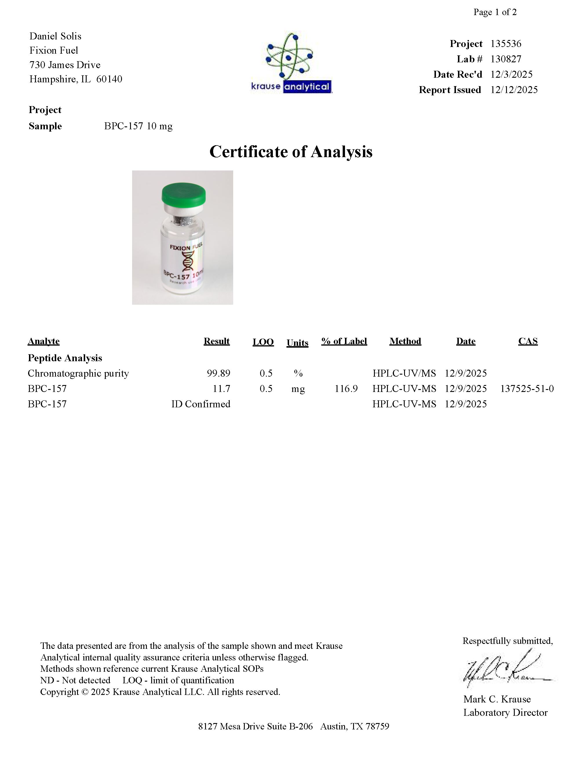 BPC-157 10MG