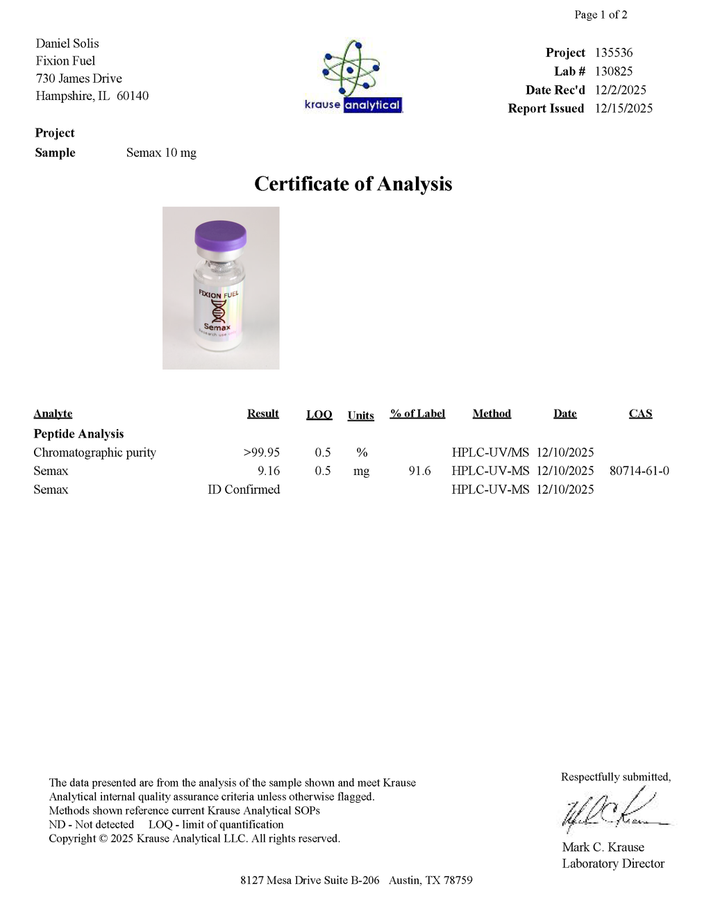 SEMAX 10MG